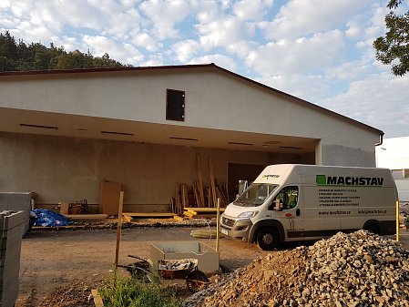 Zateplení přístavby budovy v Černé Hoře